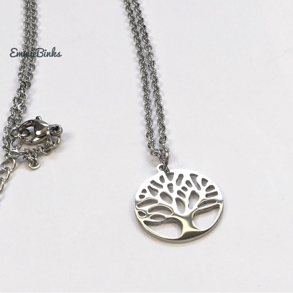 💥3for$28  New Bohemian Stainless Steel Tree of Life Cutout Pendant Necklace - Picture 6 of 8